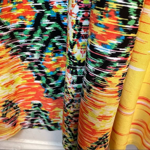 eei New York Vibrant Abstract Printed Vacation Maxi Dress Size 10 - Picture 7 of 11